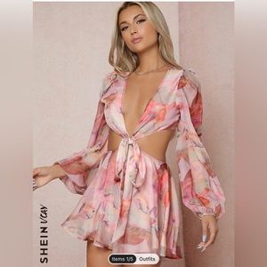 Two piece skirt (built in shorts) and top